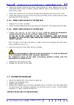 Preview for 40 page of Cormach 50000 WB 50000 WB80 Handbook For Use And Maintenance