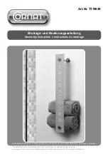 Preview for 1 page of Cornat T319649 Assembly Instruction