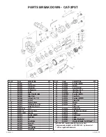 Preview for 3 page of Cornwell Tools CAT-2PST Operating Instructions, Warning Information, Parts Breakdown