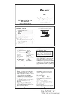 Preview for 1 page of Coronado CELECT DRT 2 Instruction Manual