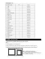 Preview for 4 page of Coronado HDQ-09 Assembly Instructions Manual