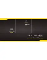 Preview for 1 page of Corsair Gaming VOID PRO RGB Quick Start Manual