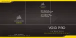 Corsair Gaming VOID PRO SURROUND Quick Start Manual preview