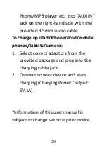 Preview for 21 page of CORUS DTR-768 User Manual