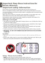 Preview for 4 page of Cosatto RAC ABCs Come and Go i-Rotate Instructions Manual