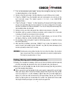 Preview for 14 page of Cosco Fitness CMTM-4610A2 User Manual