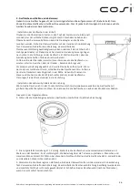 Preview for 26 page of Cosi Cosidrum 100 User And Installation Instructions Manual