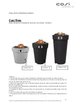 Preview for 31 page of Cosi Cosidrum 100 User And Installation Instructions Manual