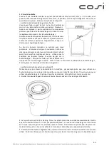 Preview for 36 page of Cosi Cosidrum 100 User And Installation Instructions Manual