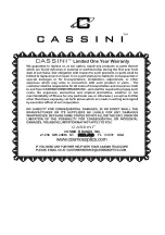 Preview for 15 page of Cosmo CASSINI C-1100102EQ1 Operating Instructions Manual