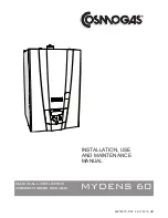 COSMOGAS MYDENS 60 Installation, Use And Maintenance Manual preview