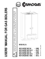 Preview for 1 page of COSMOGAS NOVADENS 24 User Manual