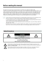 Preview for 2 page of Costar Video Systems CR1610XDi Operation Manual