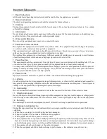 Preview for 4 page of Costar CR1615ET Quick Manual