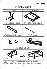 Preview for 3 page of Costway 07413289 User Manual