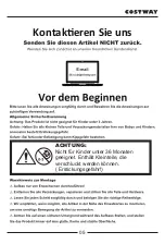 Preview for 5 page of Costway 08634251 User Manual
