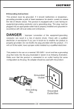 Preview for 9 page of Costway Giantex JL10002 User Manual