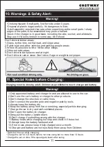 Preview for 11 page of Costway Honey Joy User Manual