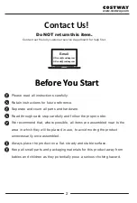 Preview for 2 page of Costway HW56102 User Manual