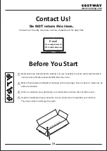 Preview for 4 page of Costway HW66059 User Manual