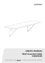 Preview for 1 page of Costway HW67695 User Manual