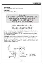 Preview for 6 page of Costway JL10007WL User Manual