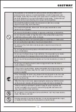 Preview for 10 page of Costway JL10007WL User Manual