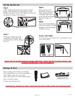 Preview for 2 page of Country Enterprises 6 & 8 Deluxe Tent Manual