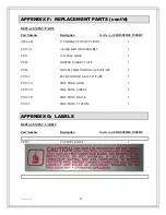 Preview for 57 page of COUNTRY FLAME TECHNOLOGIES CF-04 Installation, Operation And Maintenance Manual