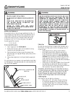 Preview for 15 page of CountyLine 20969 Operator'S Manual