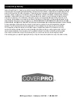 Preview for 12 page of COVERPRO 56184 Owner'S Manual & Safety Instructions