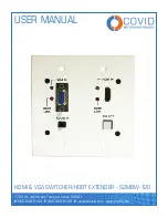 Preview for 1 page of Covid S2MBW-120 User Manual