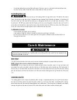 Preview for 21 page of Coyote C1PB Use & Care Manual