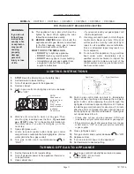 Preview for 12 page of COZY CDV155C Installation And Operating Instructions Manual