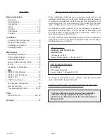 Preview for 3 page of COZY HEDV253A and Installation And Operating Instructions Manual