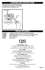 Preview for 9 page of CPS FT800FN Series Owner'S Manual