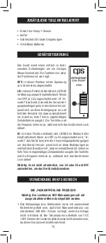 Preview for 17 page of CPS LEAK-SEEKER LS780C Operation Manual