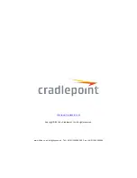 Preview for 161 page of Cradlepoint ARC CBA850 Manual