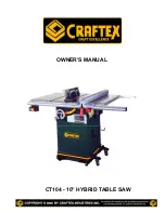 Craftex CT104 Owner'S Manual preview