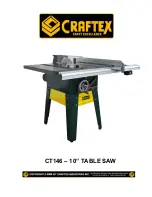 Craftex CT146 User Manual preview