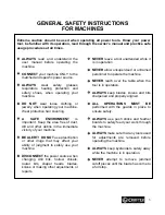 Preview for 3 page of Craftex CT171 User Manual