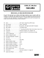 Preview for 5 page of Craftex CX series User Manual