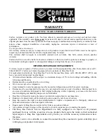 Preview for 38 page of Craftex CX series User Manual