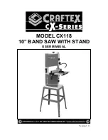 Craftex CX118 User Manual preview