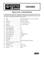 Preview for 5 page of Craftex CX119N User Manual