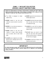 Preview for 4 page of Craftex CX404 User Manual