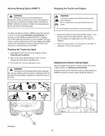 Preview for 21 page of Craftsman 107289850 PGT9500 Operator'S Manual