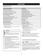 Preview for 22 page of Craftsman 107289850 PGT9500 Operator'S Manual