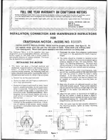 Preview for 2 page of Craftsman 113.12171 Installation & Repair Manual