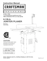 Craftsman 152.217050 Instruction Manual preview